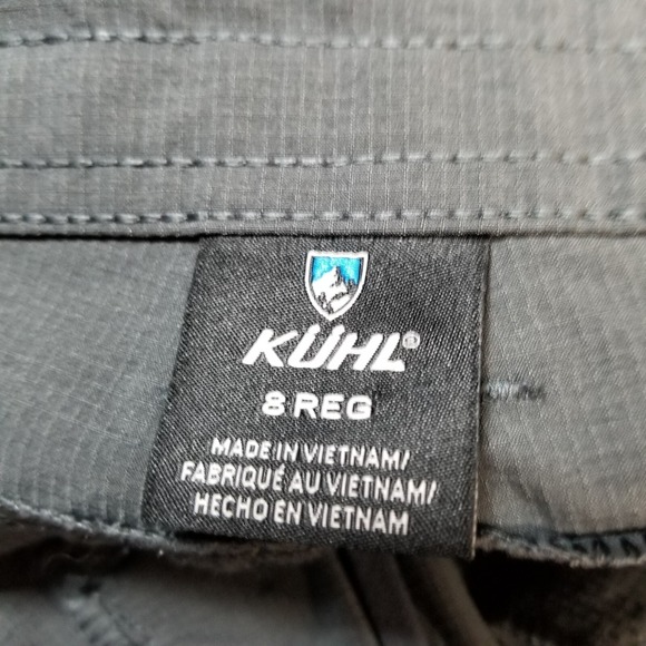 Kuhl Pants Women 8 Gray Horizn Skinny Stretch Performance Mid Rise Pockets UPF50 - Picture 4 of 12